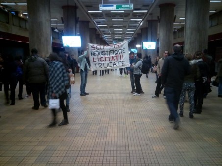 protest metrou