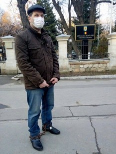 Moldovean protestatar