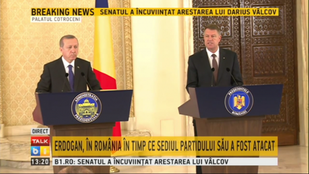 iohannis si erdogan