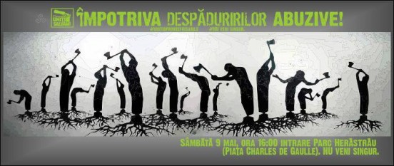 Împotriva despăduririlor abuzive - foto - facebook.com