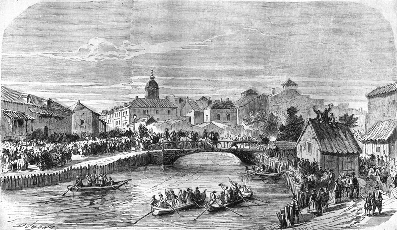Intrarea lui Carol I în București la 10 Mai 1866, moment asociat instaurării monarhiei constituționale în România