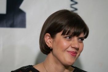 Laura Cotruţa Kovesi, la primirea premiului GDS, 12 martie 2015 (Epoch Times România)