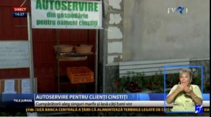 Autoservire pentru oameni cinstiţi - foto - stiri.tvr.ro