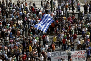 Proteste in Grecia - foto - economica.net