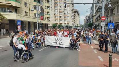Marsul Oras accesibil pentru oameni - foto - facebook.com