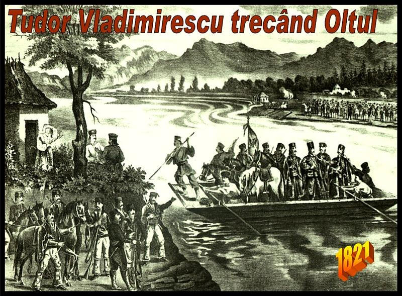 Tudor Vladimirescu trecand Oltul - foto preluat de pe agero-stuttgart.de