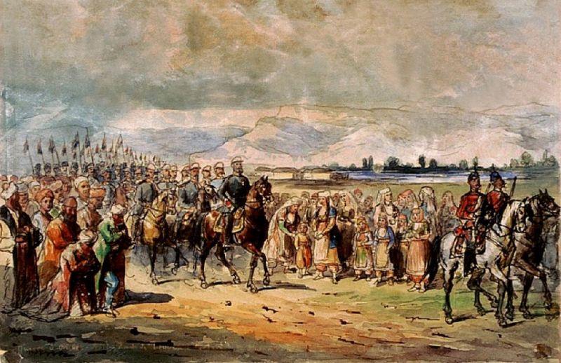 Primirea Prinţului Carol al României in Bulgaria - foto preluat de pe cersipamantromanesc.wordpress.com