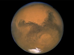NASA anunţă că a descoperit semne care indică prezenţa apei pe planeta Marte (Foto: Arhiva Mediafax Foto)