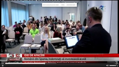 Conferinta "Repatriot - Romanian Bussiness Leaders" - foto (captura): stiri.tvr.ro