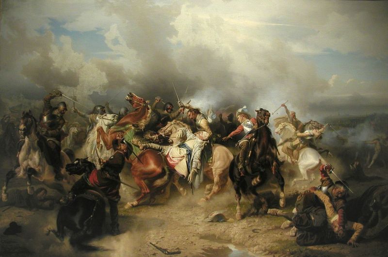 Bătălia de la Lützen (6/16 noiembrie 1632) - moartea regelui Gustavus Adolphus - foto preluat de pe en.wikipedia.org