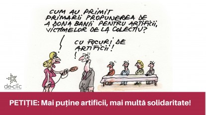 Mai puține artificii, mai multă solidaritate - foto: de-clic.ro