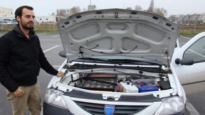 Loganul electric circulă deja pe străzile din Piteşti - foto: expunere.com
