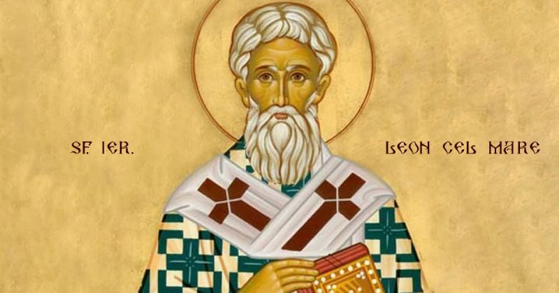 Sf. Ier. Leon cel Mare, Episcopul Romei (c. 400-461) - foto preluat de pe ziarullumina.ro