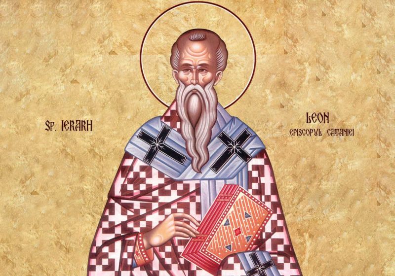 Sf. Ier. Leon, Episcopul Cataniei (†787) - foto preluat de pe ziarullumina.ro