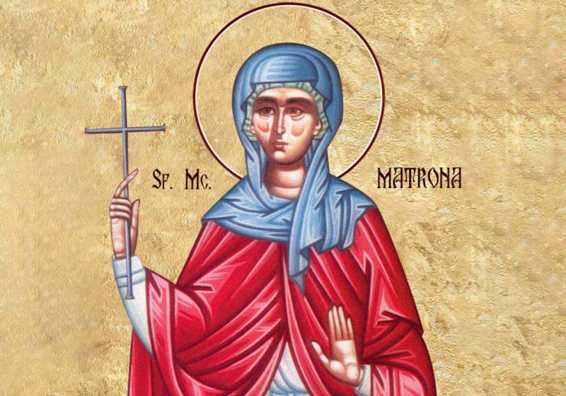 Sf. Mc. Matrona din Tesalonic - foto preluat de pe ziarullumina.ro