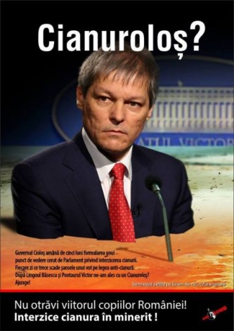 De ce tace Dacian Cioloş pe subiectul interzicerii cianurii în minerit - foto: facebook.com