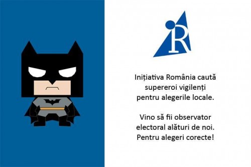 Inițiativa România cauta supereroi vigilenți pentru alegerile locale - foto: facebook.com
