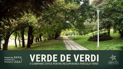 Verde de Verdi - O campanie civica pentru recuperarea parcului Verdi - foto: de-clic.ro