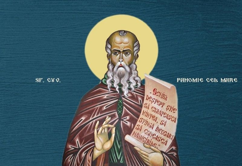 Sf. Cuv. Pahomie cel Mare (292 - 346) - foto preluat de pe ziarullumina.ro