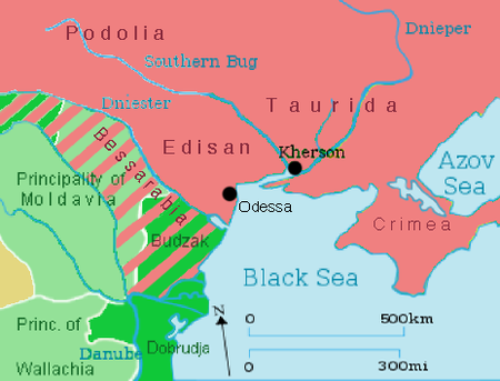 Extinderea imperiului rus la Tratatul de la București din 1812 -  foto: ro.wikipedia.org