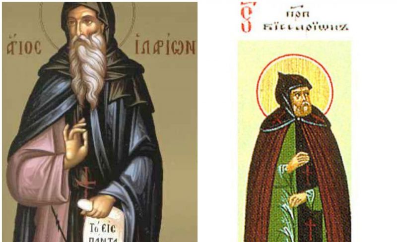 Sf. Cuv. Ilarion cel Nou, egumenul Mănăstirii lui Dalmat; Sf. Cuv. Visarion
