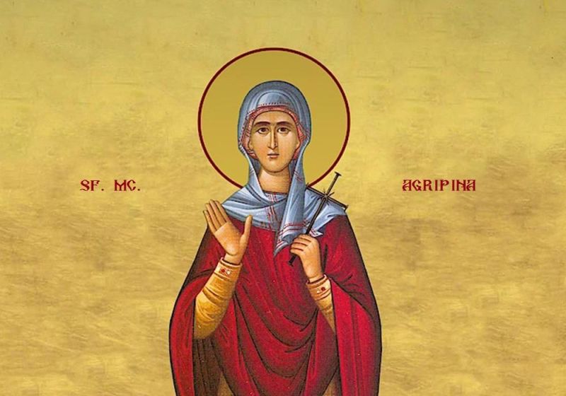 Sfânta Agripina din Roma (†257) a fost o fecioară muceniță din secolul al III-lea. Prăznuirea ei în Biserica Ortodoxă se face la data de 23 iunie -