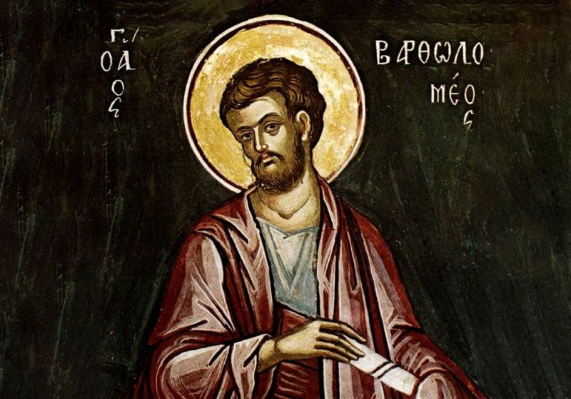 Sf. Ap. Bartolomeu (†69 d.Hr.) - foto preluat de pe ziarullumina.ro
