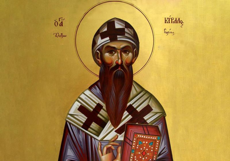 Sf. Ier. Chiril, arhiepiscopul Alexandriei (376 - 444) - foto preluat de pe ziarullumina.ro
