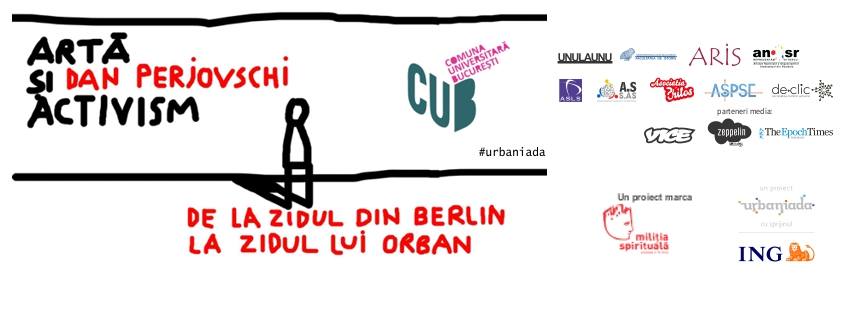 CUB feat. Perjovschi. Pe sârmă ghimpată nu se poate face graffiti - foto: facebook.com