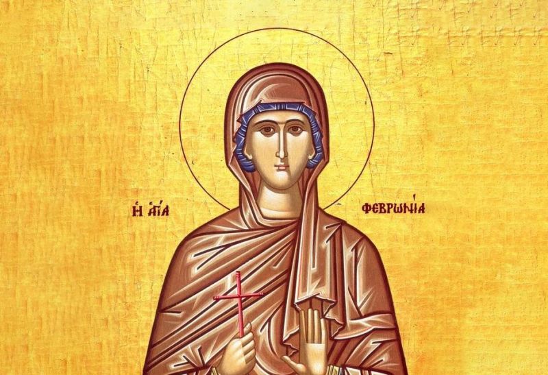 Sf. Cuv. Mc. Fevronia din Nisibe (secolul al III-lea) - foto preluat de pe ziarullumina.ro