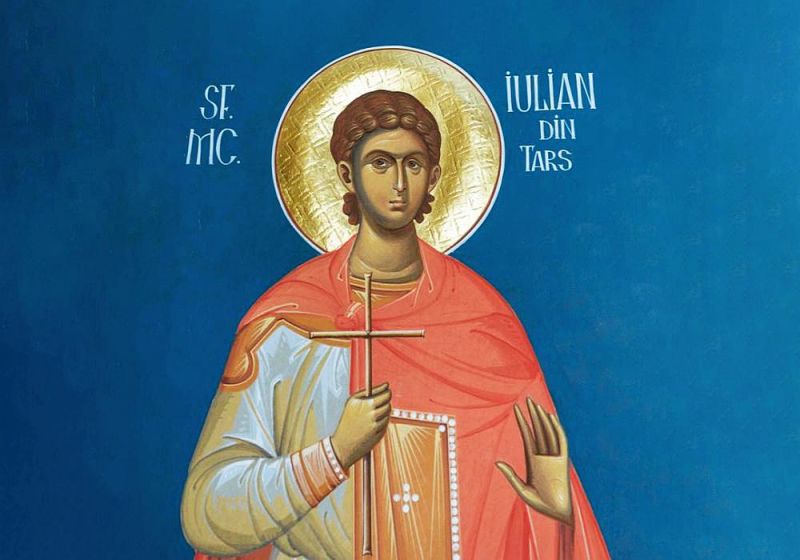Sf. Mc. Iulian din Tars (†303) - foto preluat de pe ziarullumina.ro