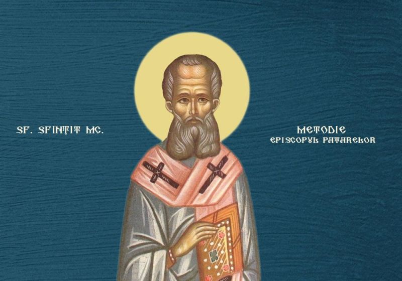 Sf. Sfințit Mc. Metodie, Episcopul Patarelor (20 iunie) - foto preluat de pe ziarullumina.ro