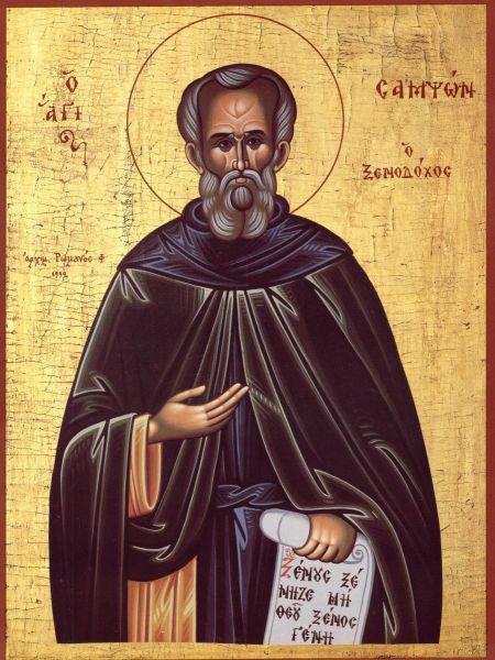 Sfântul Cuvios Samson, primitorul de străini. Prăznuirea sa de către Biserica Ortodoxă se face la data de 27 iunie - foto: doxologia.ro