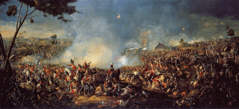 "Bătălia de la Waterloo" (18 iunie 1815) de William Sadler - foto: en.wikipedia.org