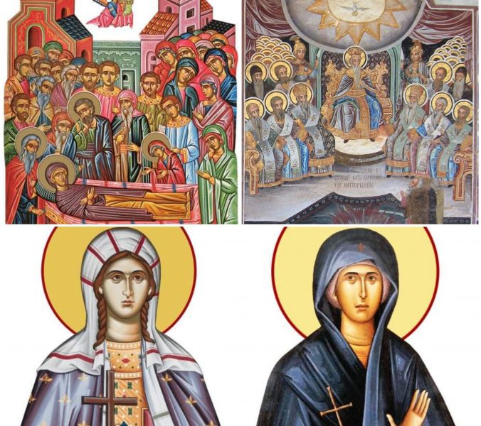 Adormirea Sfintei Ana, mama Preasfintei Născătoare de Dumnezeu; Sf. Părinți de la Sinodul al V-lea Ecumenic; Sf. Cuv. Olimpiada și Eupraxia
