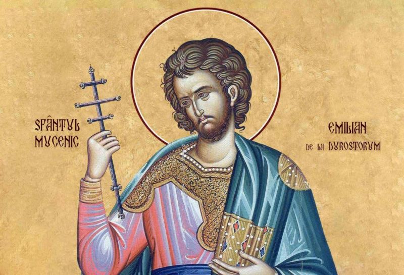 Sf. Mc. Emilian de la Durostorum († 362) - foto preluat de pe ziarullumina.ro