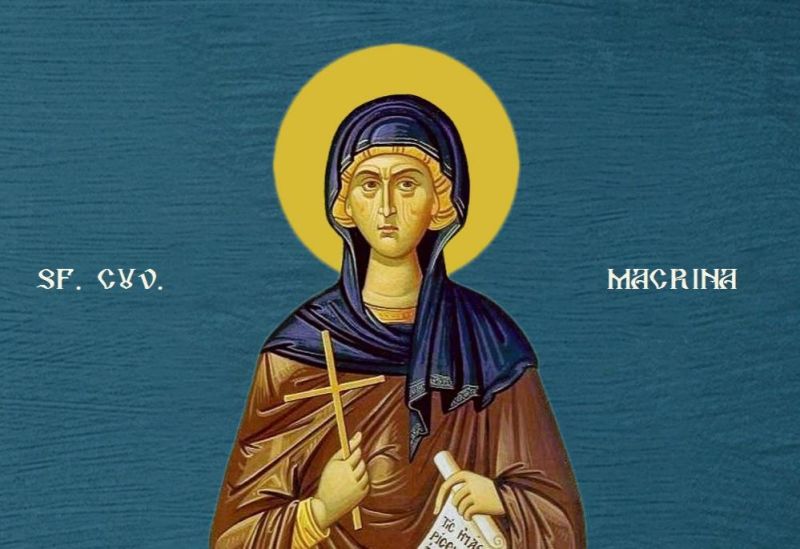 Sf. Cuv. Macrina, sora Sf. Vasile cel Mare (c. 330 - 379) - foto preluat de pe ziarullumina.ro