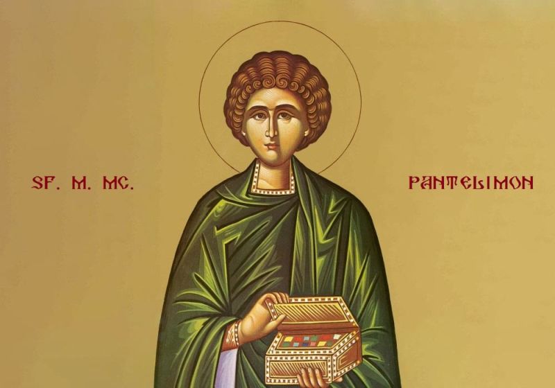 Sf. Mare Mc. și Tămăduitor Pantelimon (275 - 303) - foto preluat de pe ziarullumina.ro