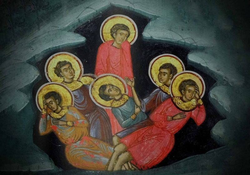 Sfi. 7 tineri din Efes (secolul al III-lea) - foto preluat de pe ziarullumina.ro