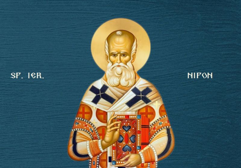 Sf. Ier. Nifon, Patriarhul Constantinopolului (†1508) - foto preluat de pe ziarullumina.ro
