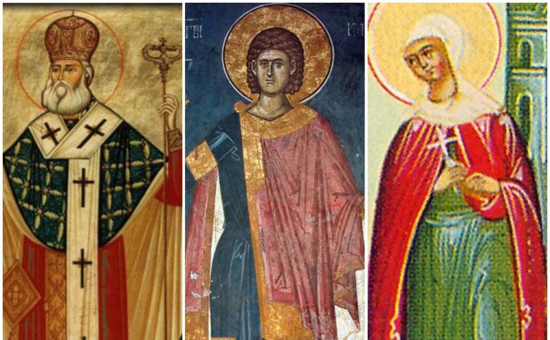 Sf. Ierarh Martir Antim Ivireanul, mitropolitul Tarii Romanesti; Sf. Mc. Calistrat si Epiharia