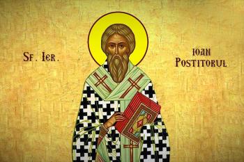 Sf. Ier. Ioan Postitorul, patriarhul Constantinopolului (†595) - foto preluat de pe doxologia.ro