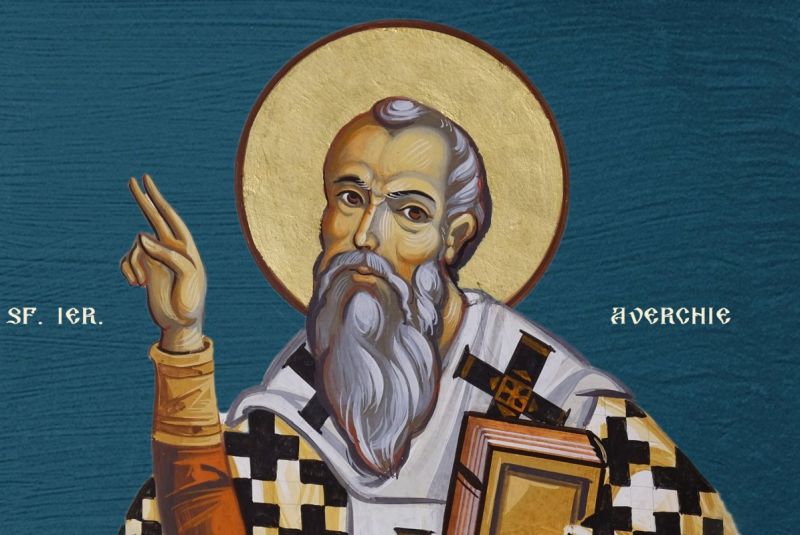Sf. Ier. Averchie, episcopul Ierapolei, cel întocmai cu Apostolii  (Secolul al II-lea) - foto preluat de pe ziarullumina.ro