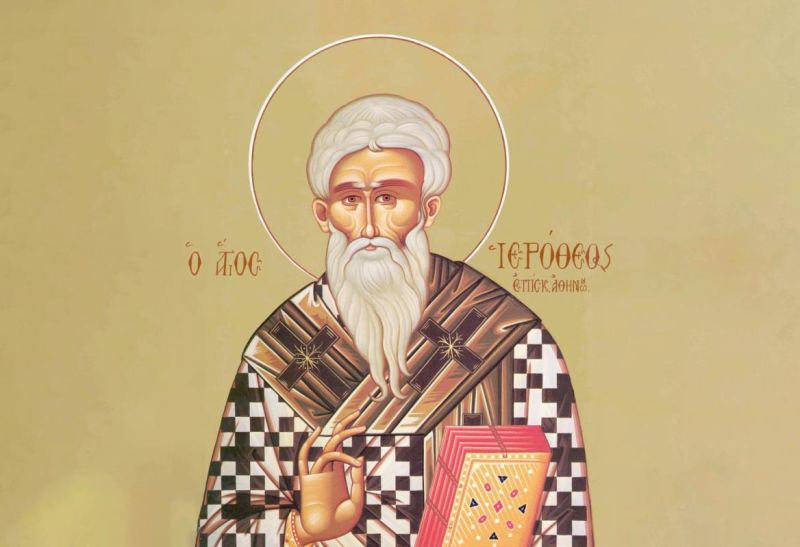 Sfântul Sfinţit Mucenic Ierotei, Episcopul Atenei - foto preluat de pe ziarullumina.ro