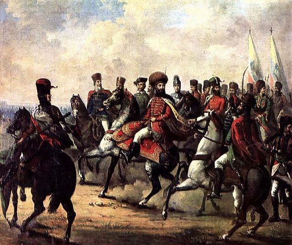 Oastea lui Mihai Viteazul – pictură de Gheorghe Tattarescu - foto preluat de pe ro.wikipedia.org