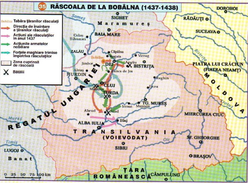 Răscoala de la Bobâlna (1437-1438) - foto preluat de pe cersipamantromanesc.wordpress.com