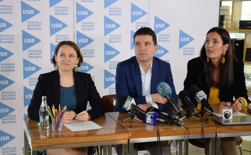 Conferinta de Presa USR - foto: Epoch Times Romania