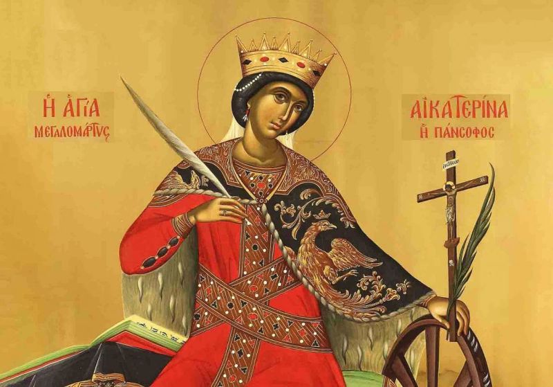 Sfânta Mare Mc. Ecaterina (287 - 305) - foto preluat de pe ziarullumina.ro