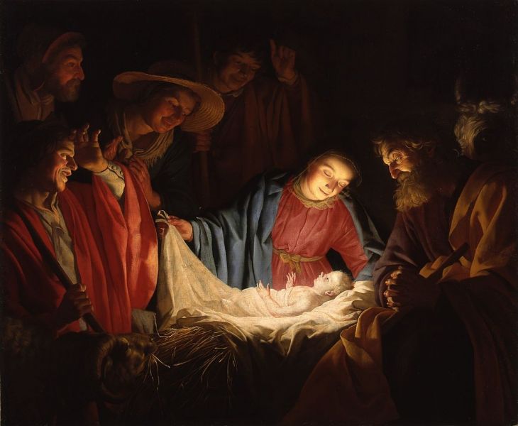 "Adorarea Magilor", pictură de Gerard van Honthorst (1622) - foto preluat de pe ro.wikipedia.org