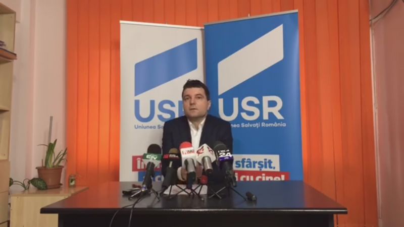 Nicuşor Dan, președintele USR - foto (captura video): - foto: facebook.com